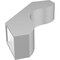 Ekena Millwork 5-in. W x 18-in. D x 24-in. H Stanfield Architectural Grade PVC Knee Brace BRCP05X18X24STA - alternate 6